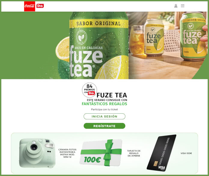 Sorteo Por Compra Fuze Tea Dia 84 Premios