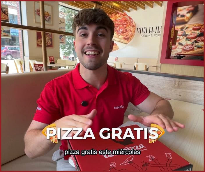 Gratis Telepizza Pizzas día Eclipse Solar