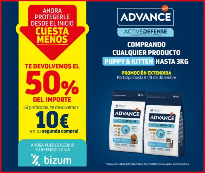 Reembolso Advance Active Defense 50%