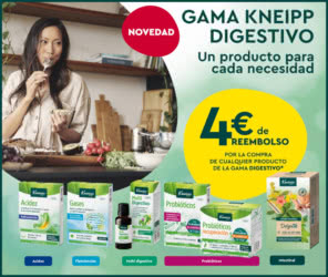 Reembolso Kneipp 4 Euros Digestivo