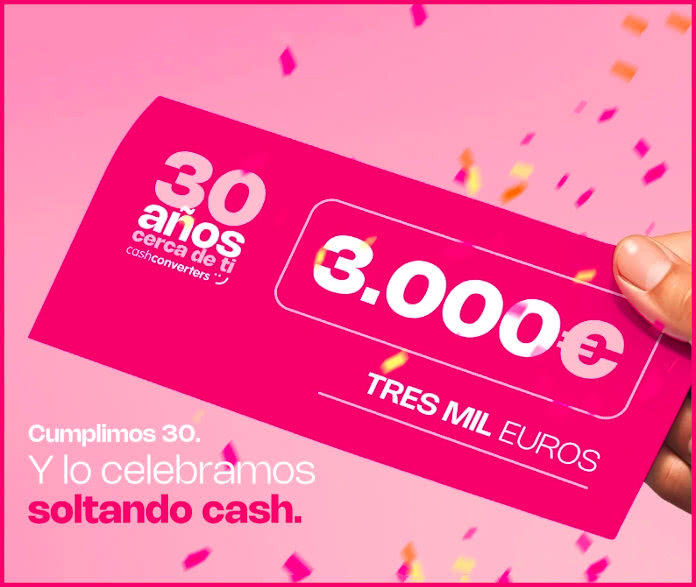 Sorteo Cash Converters 3000 Euros