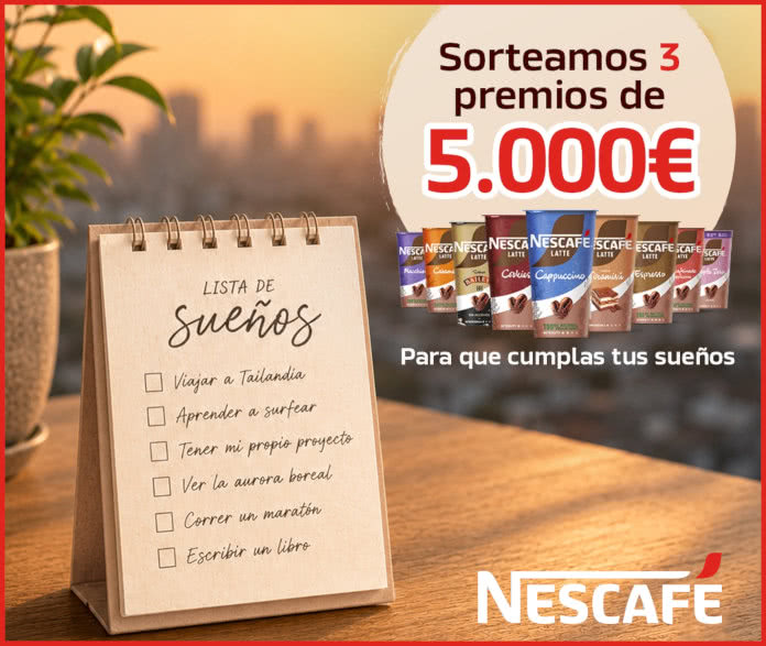 Sorteo Nescafé 3 Premios 5000 Euros