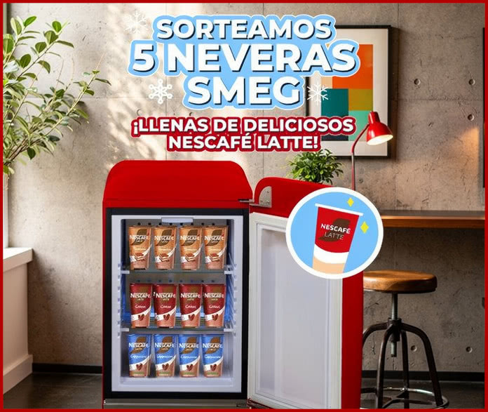 Sorteo Nescafe Nevera Smeg Llena Cafe