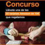 Sorteo Orange 50 Tarjetas Amazon 10 Euros