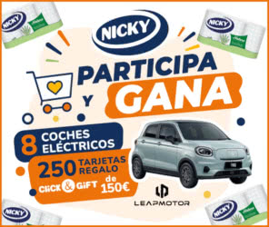 Sorteo Por Compra Nicky 8 Coches Electricos 250 Tarjetas Regalo