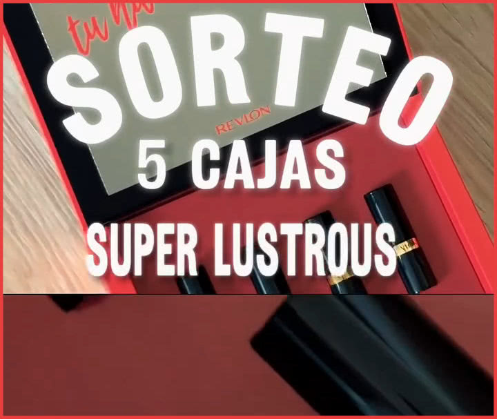 Sorteo Revlon 5 Cajas Super Lustrous
