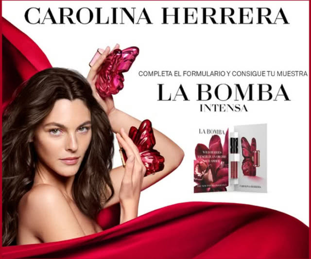 Muestras Gratis Carolina Herrera La Bomba Intensa Anuncio