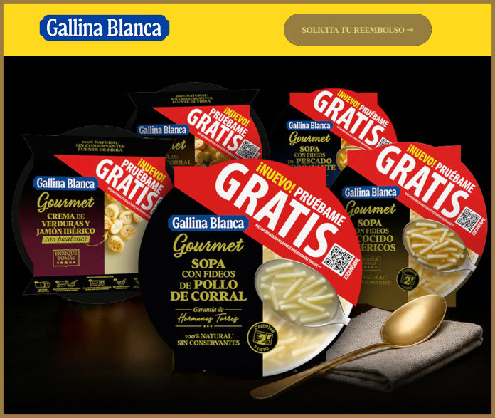Prueba Gratis Gallina Blanca Gourmet