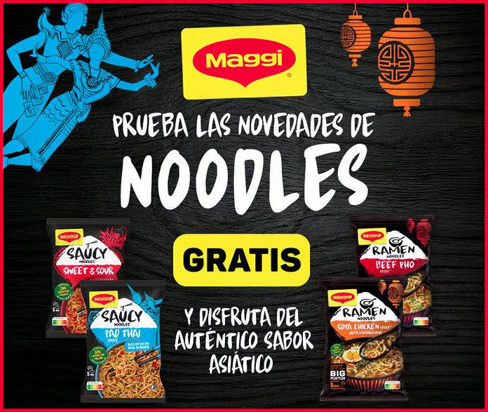 Prueba Gratis Maggi Noddles