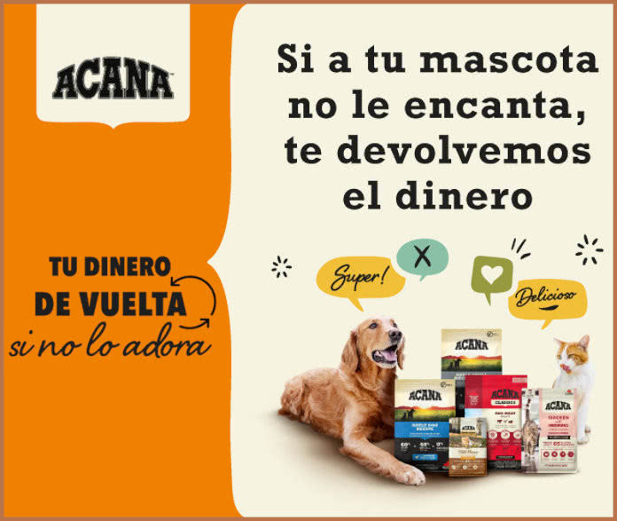 Reembolso Acana hasta 40 Euros Pienso Mascota