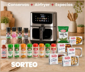 Sorteo Conservas Dani Taurus Airfryer Lote