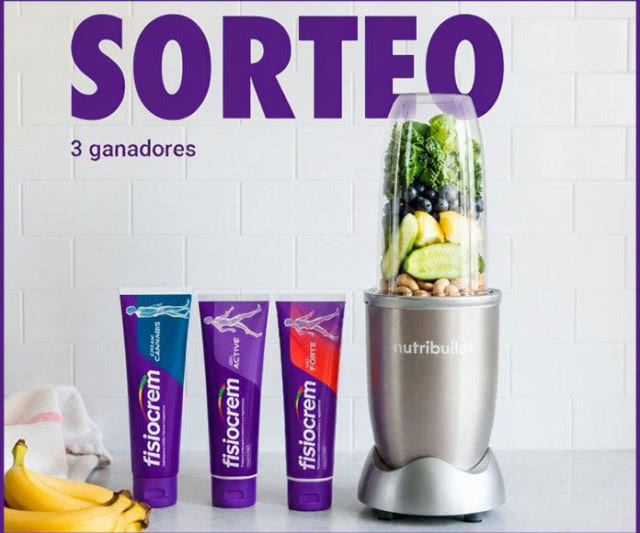 Sorteo Fisiocrem 3 Nutribullet