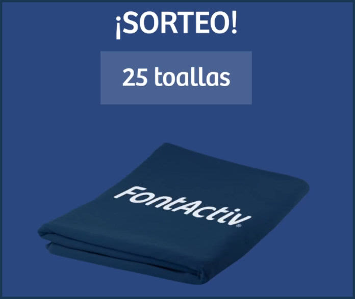 Sorteo Fontactiv 25 Toallas 25 Ganadores