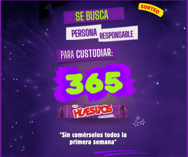 Sorteo Huesito 365 Unidades