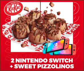 Sorteo Kit Kat 2 Nintendo Switch Pizzolinos