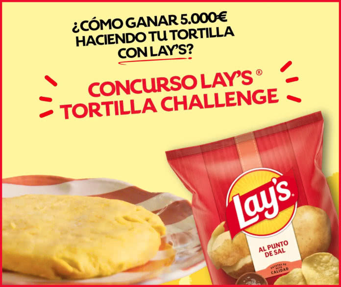 Sorteo Lays Tortilla Challenge 5000 Euros
