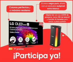 Sorteo Lg Tv Oled G6 Altavoz