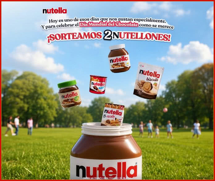 Sorteo Nutella 2 Nutellones