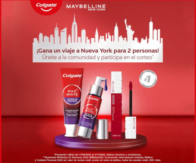 Sorteo Por Compra Colgate Viaje NY 2 Personas