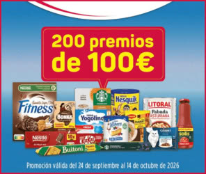 Sorteo Por Compra El Corte Ingles 200 Premios 100 Euros Nestlé