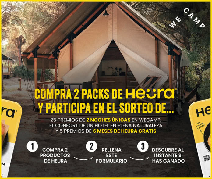 Sorteo Por Compra Heura food We Camp 30 Premios