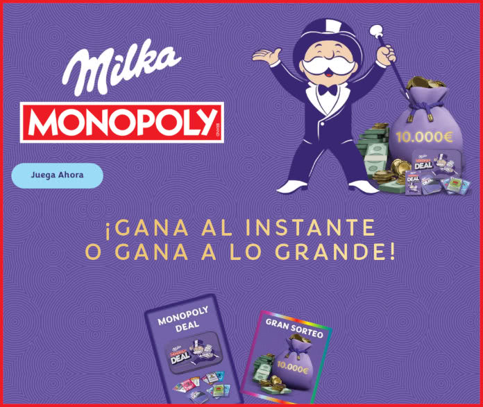 Sorteo Por Compra Milka Mmmax Monopoly
