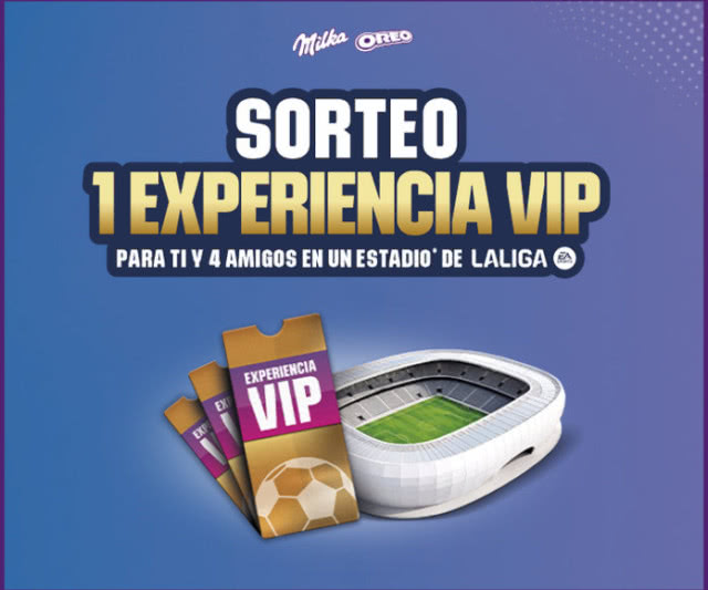 Sorteo Por Compra Milka Oreo Experiencias VIP LaLiga