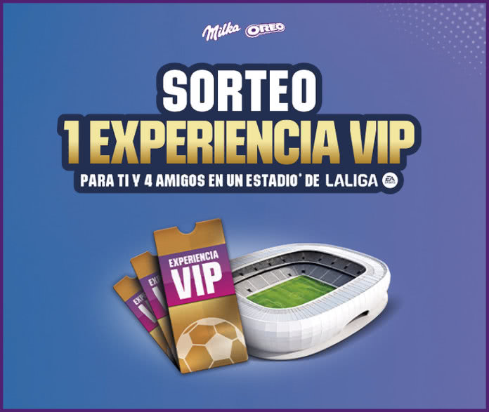 Sorteo Por Compra Milka Oreo Experiencias VIP LaLiga