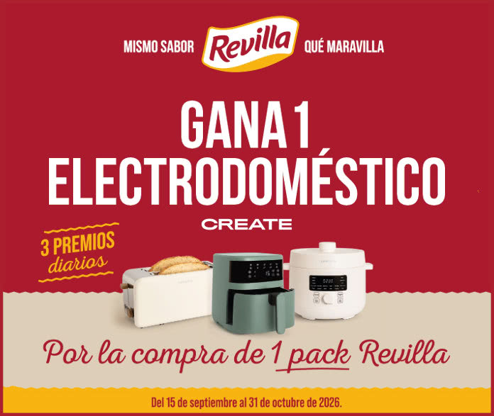 Sorteo Por Compra Revilla 3 Packs Electrodomesticos Create Diarios