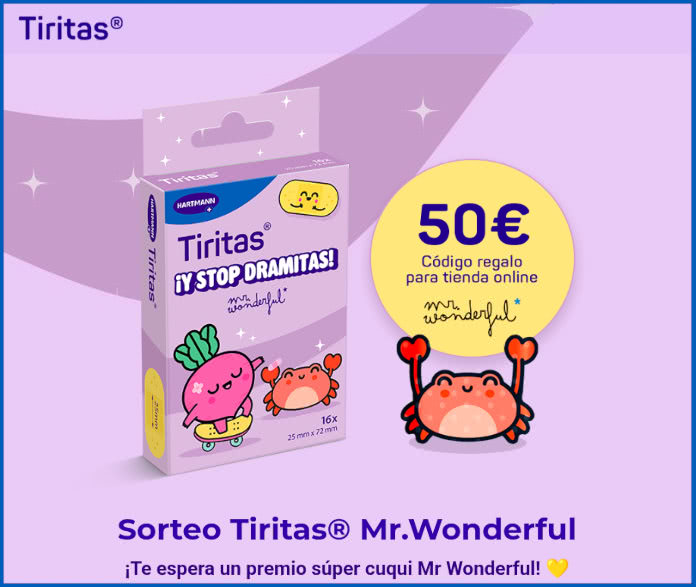Sorteo Tiritas Mrwonderful 50 Euros