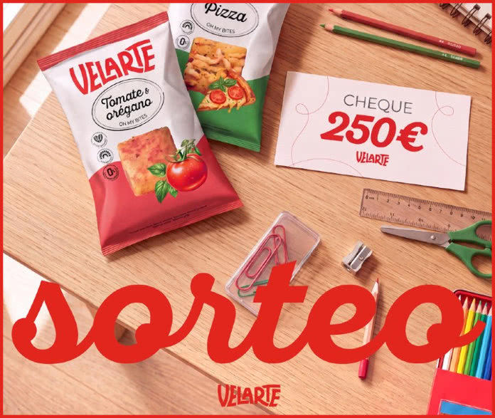 Sorteo Velarte Cheque 250 Euros