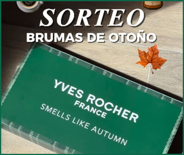 Sorteo Yves Rocher 3 Cajas Bruma
