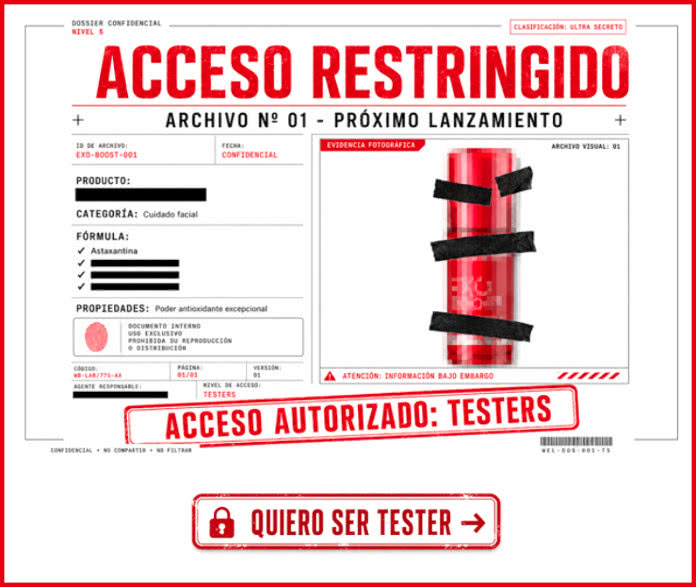 Tester Weleda 100 Probadoras