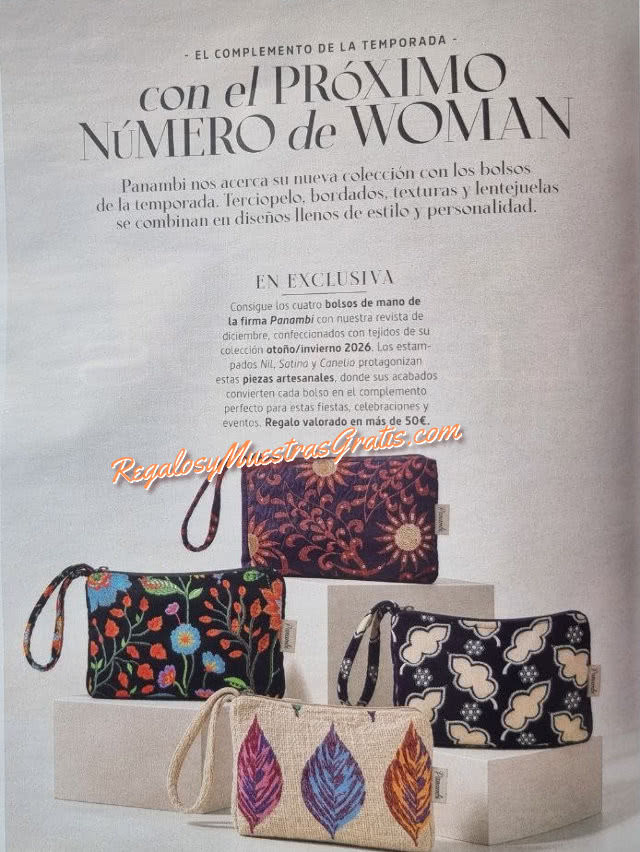 Avance Regalos Revistas Diciembre 2026 Woman