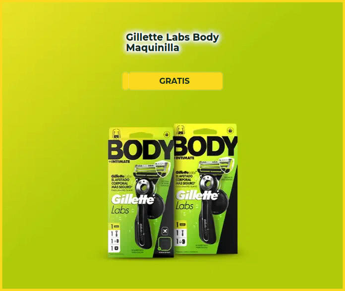 Gratis Lacuponera Gillette Labs Body