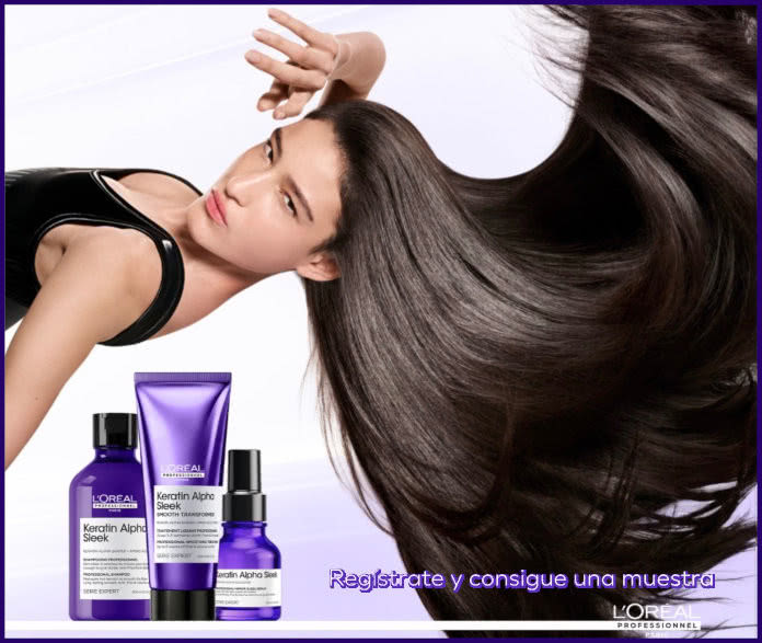 Muestras Gratis L'Oréal Paris Keratin Alpha Sleek