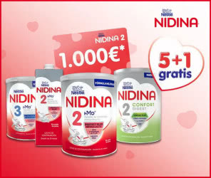 Reembolso Nidina 5 Mas 1 Sorteo 1000 Euros