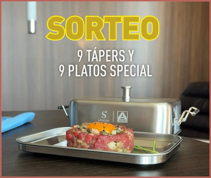 Sorteo Aldi 9 Tapers Platos Special