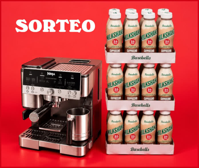 Sorteo Barebells Cafetera Ninja Lotes