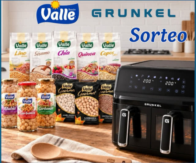 Sorteo Legumbres Valle Grunkel Freidora Lotes
