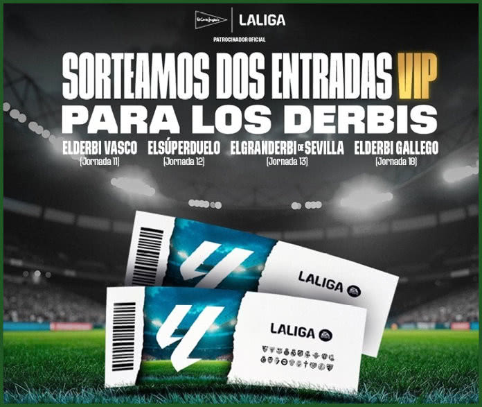 Sorteo por Compra el Corte Inglés Entradas Derbis Laliga