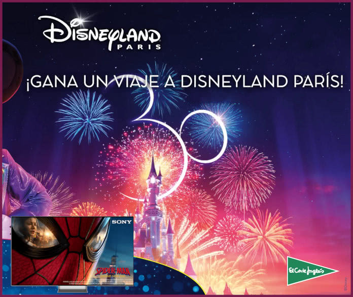 Sorteo por Compra el Corte Inglés Tv Sony Viaje Disney