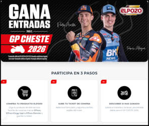 Sorteo por Compra Elpozo Entradas Cheste