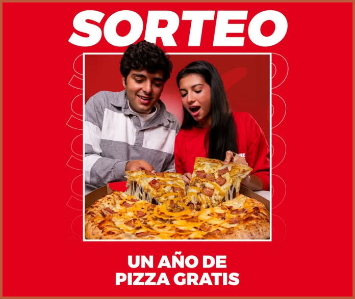Sorteo Telepizza 12 Meses Pizza Burger